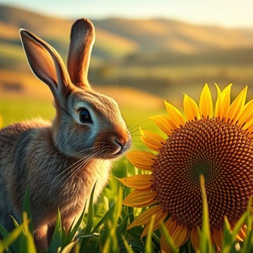 Czy królik może jeść słonecznik- obrany i nieobrany słonecznik