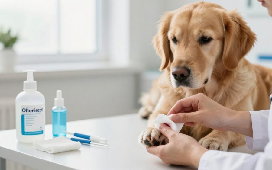 Octenisept dla psa – jak bezpiecznie stosować go w leczeniu ran