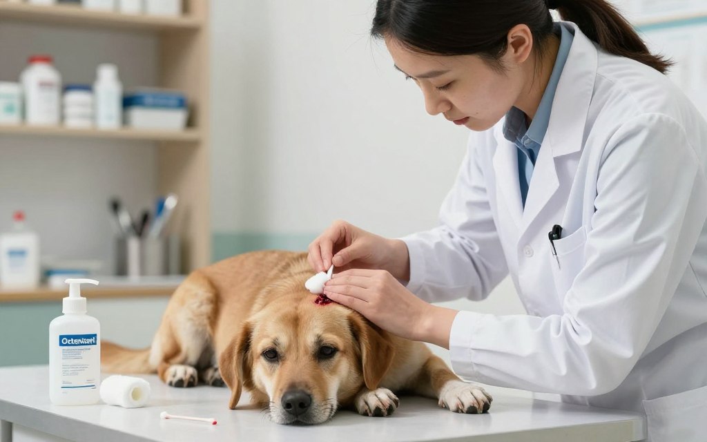 zastosowanie octeniseptu u psa