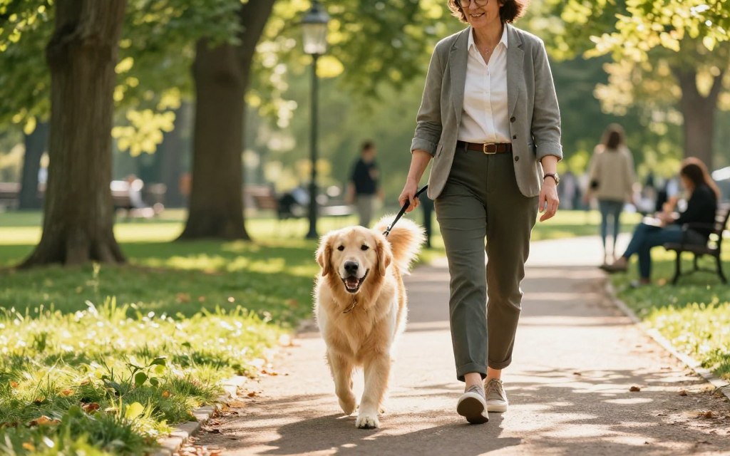 chodzenia luźnej smyczy
