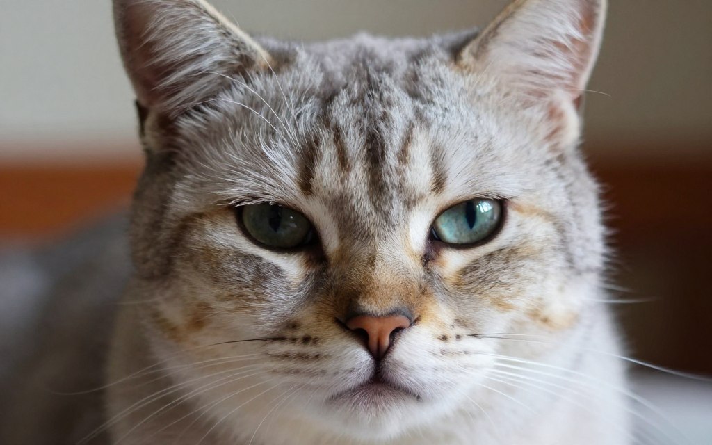 załzawione oczy u kota