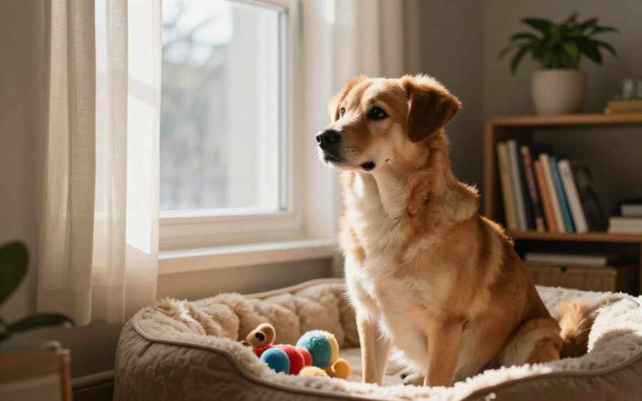 Jak pomóc psu po stracie przyjaciela