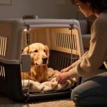 zamykanie psa w klatce na noc